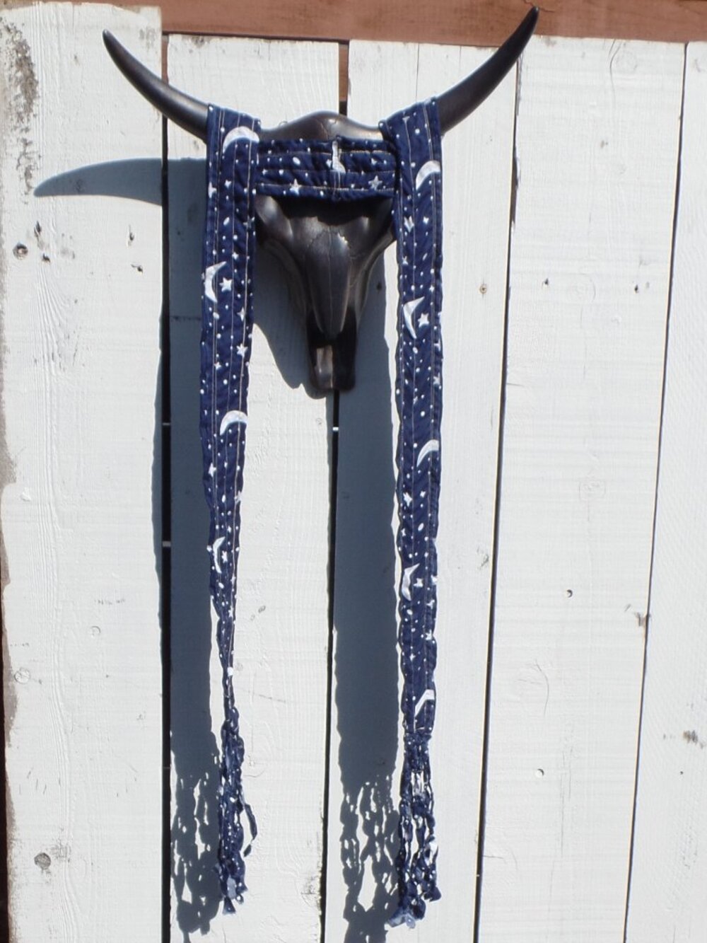 Skinny Scarf BRAIDED SWAG TWILIGHT
